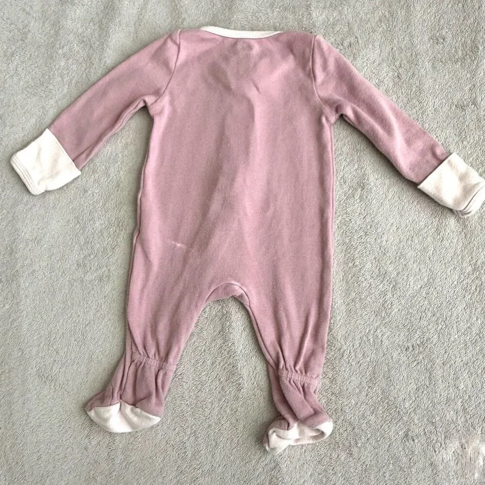 Cloud Island Newborn Long Sleeved Footed Pajamas Bundle